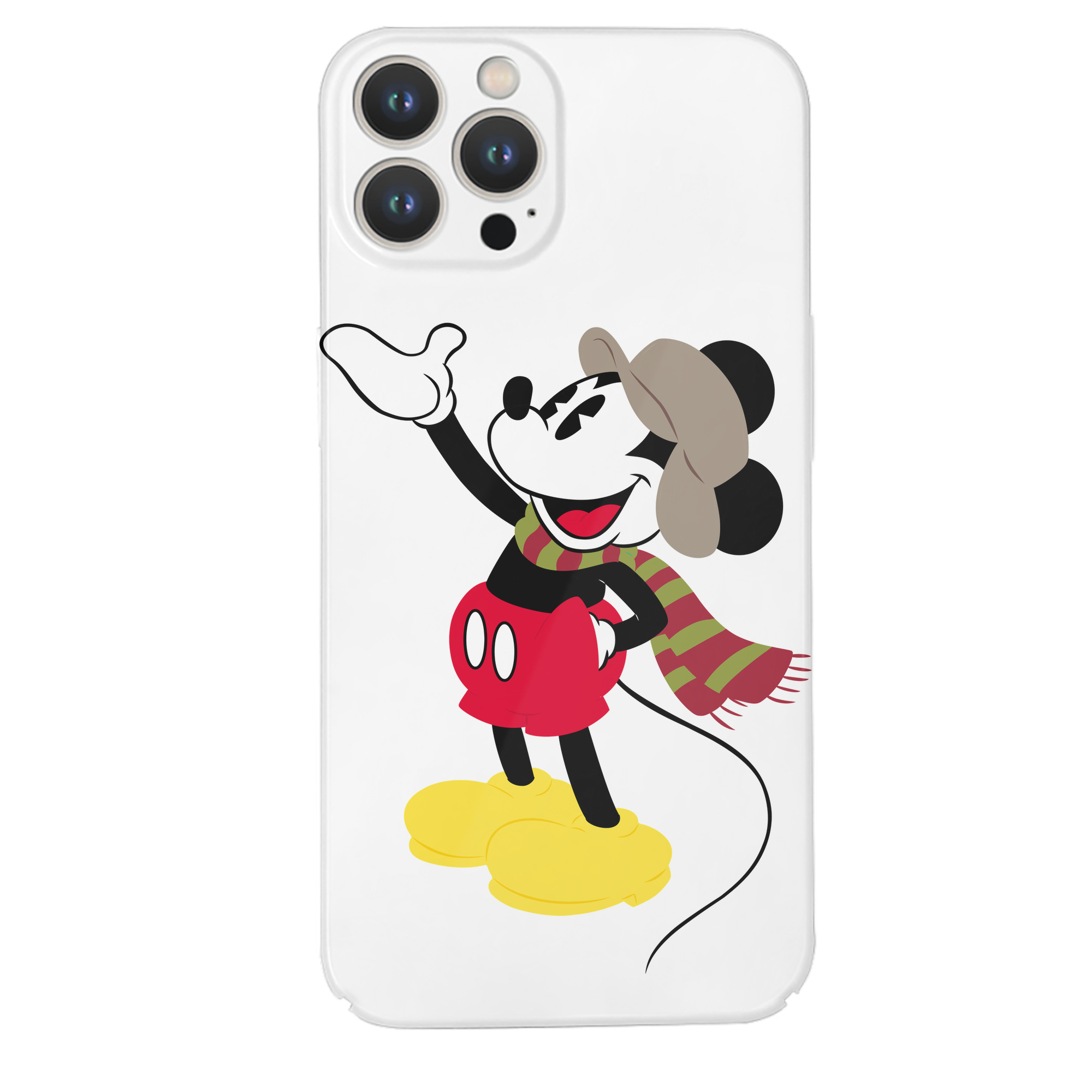 （画像用） ミッキーマウス Mickey Mouse 【iPhone 14シリーズ対応】ハードケース